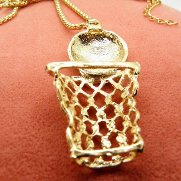 Basketball Hoop Pendant/ Necklace - Picture 6 of 6